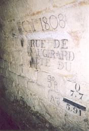 rue de Vaugirard confortée en 1808 sous la Commission