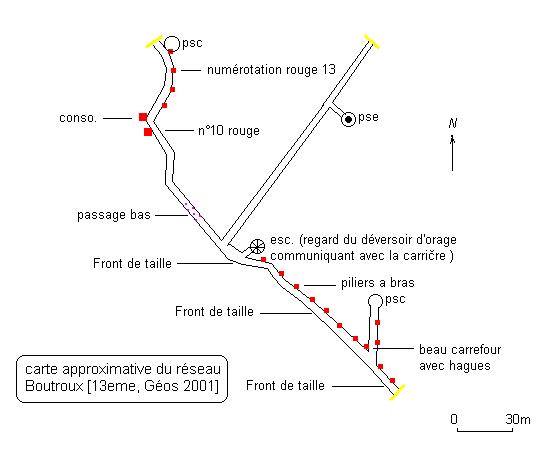 plan sommaire du réseau Boutroux