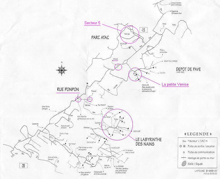 Plan du réseau Atac