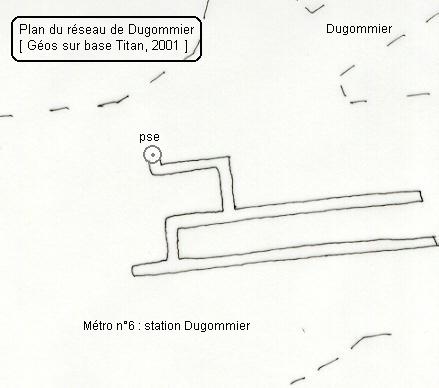Carte du réseau Dugommier