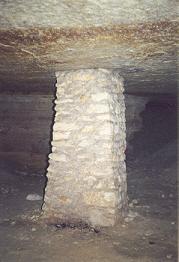 pilier de soutainement trapèzoïdal
