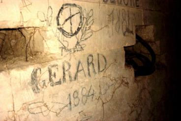 Un des nombreux grafitis d'époque (photo Titan)